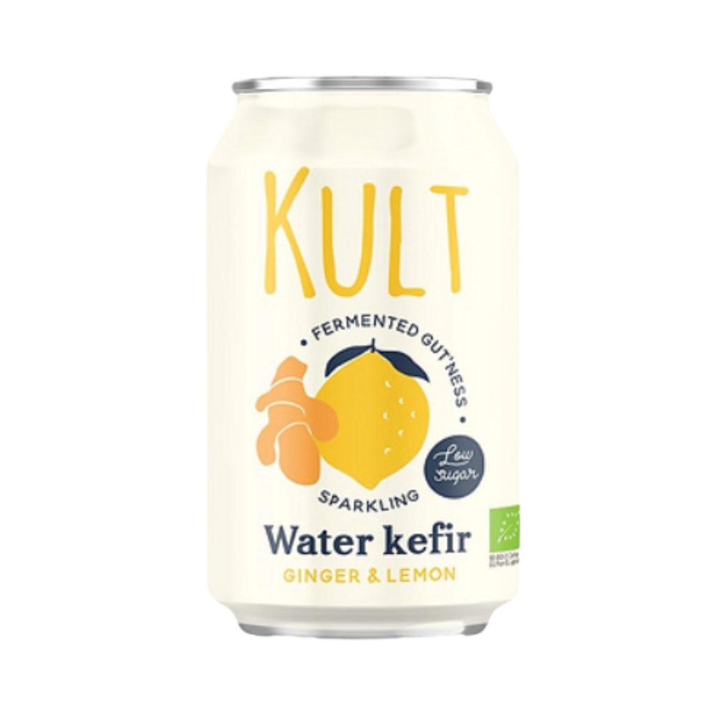 Kult Kefir de Agua Jengibre y Limón (12x33cl.)